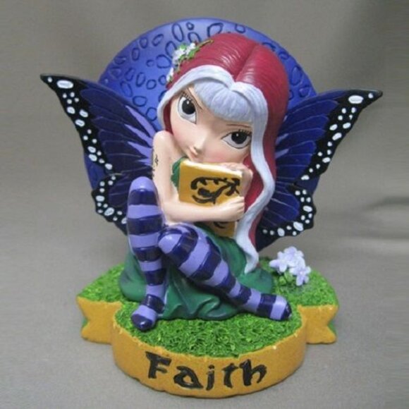 Faith Fairy Figurine – Fairy Virtues Collection – Jasmine Becket-Griffith - Picture 1 of 3